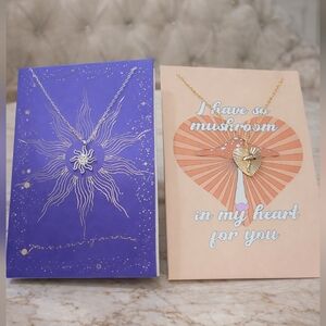 NWT Earthbound Necklaces With Blank Card And Envelope